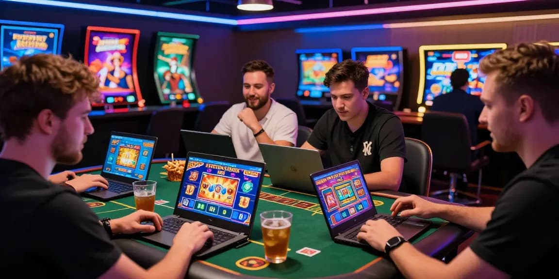 Exciting gaming moment at credit card casinos featured on https://chps.org.uk/ with vibrant players enjoying online games.