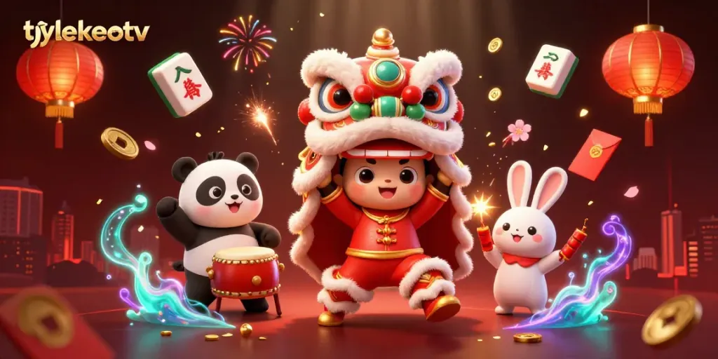 Experience the thrill of gambling with tylekeotv in a dynamic 3D celebration of luck and fortune.