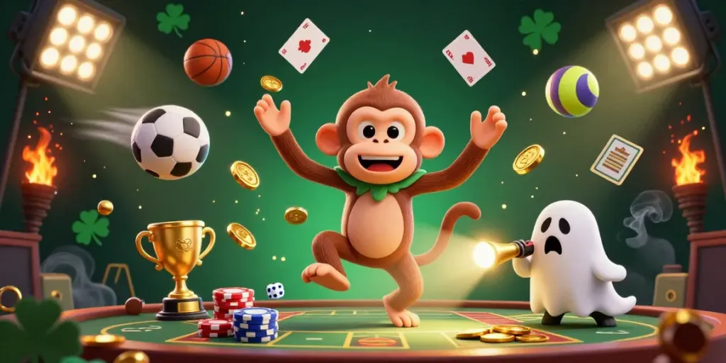 Experience fun entertainment at situsapi66 with ghost-hunting puppy tracking golden treasures in a haunted casino.