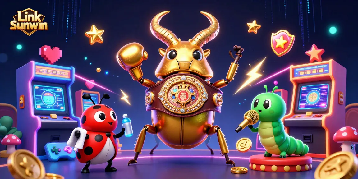 Engage with Link Sunwin through an animated casino showdown featuring vivid 3D elements.