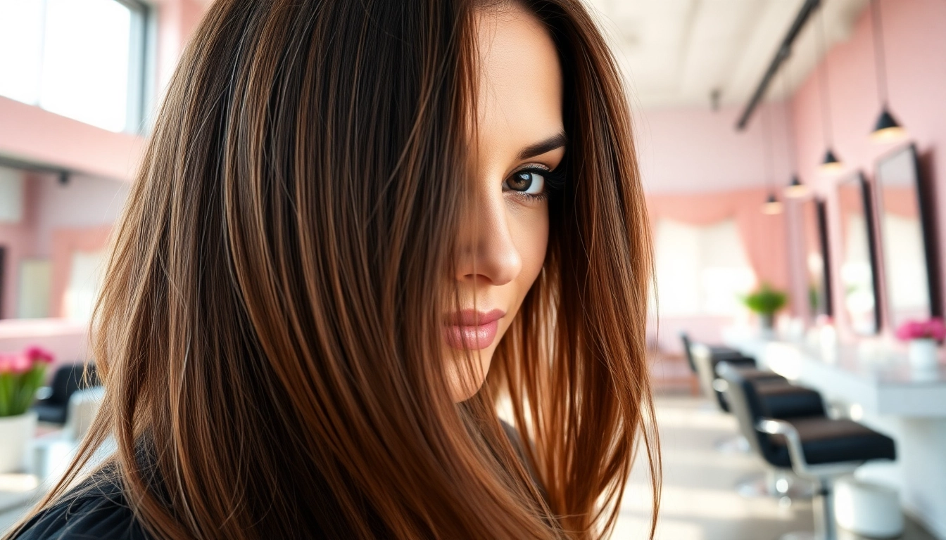 Enhance your style with genius weft hair extensions showcasing seamless blending and luxurious texture.