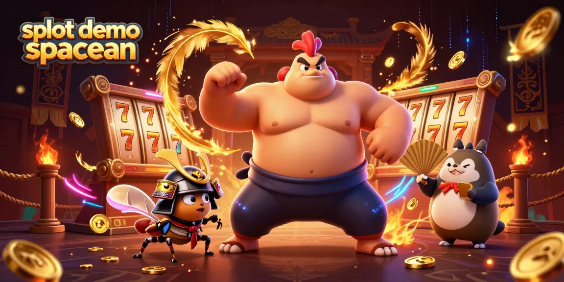 Watch the slot demo spaceman come alive in this vibrant and dynamic casino scene.