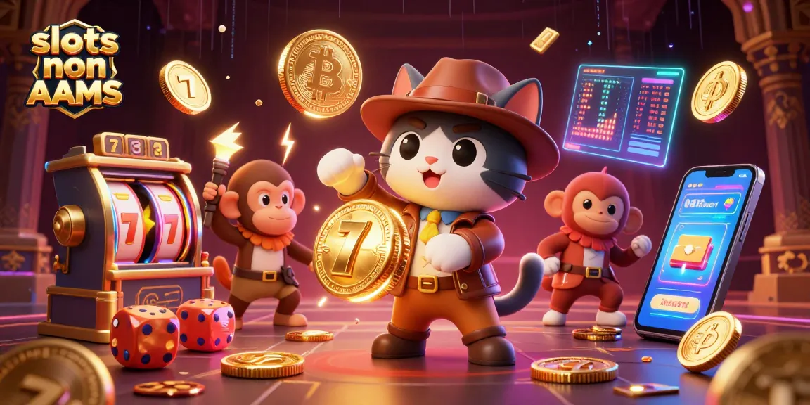 Fai girare i rulli alle slot non AAMS con un esploratore felino e una scimmia tra tesori e criptovalute.
