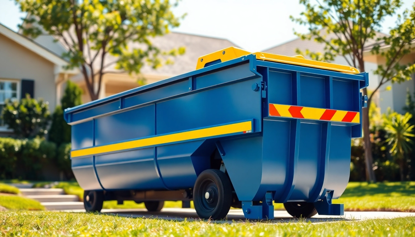 Engaging garbage removal bins displayed prominently in a tidy suburban area.