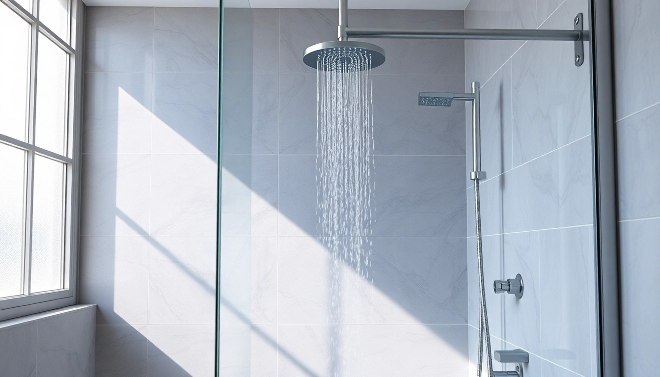 Experience elegant showers Australia with a luxurious design featuring sleek glass enclosures and modern fixtures.