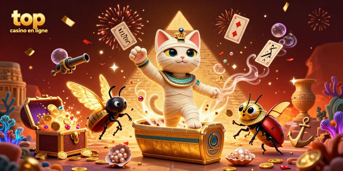 Découvrez les meilleures expériences de jeu avec top casino en ligne à travers une illustration captivante.