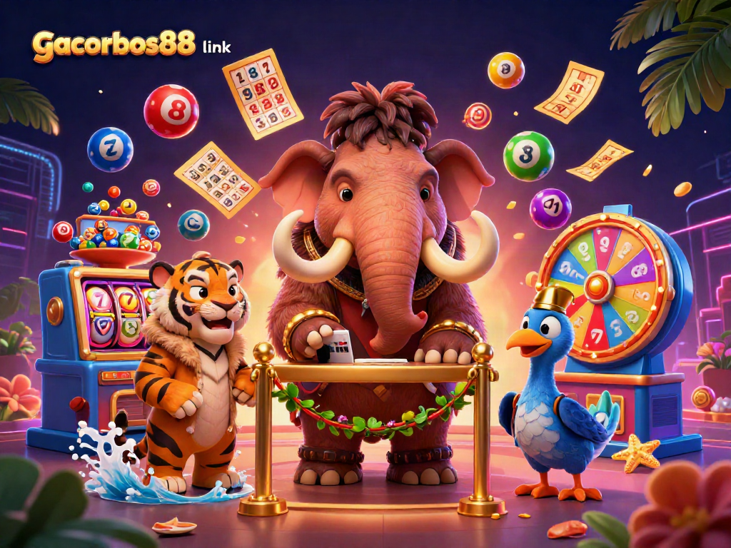 Experience the excitement of gambling with gacorbos88 link and vibrant slots in this dynamic casino scene.