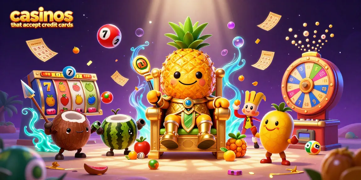 Discover vibrant fun at casinos that accept credit cards with slots, golden tickets, and exciting prizes.