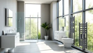 Sonni sanitär GmbH präsentiert hochwertige Badprodukte in modernem Ambiente.