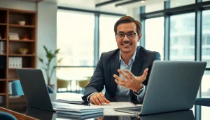 카드현금화 방법을 설명하는 금융 전문가의 모습이 담긴 사진