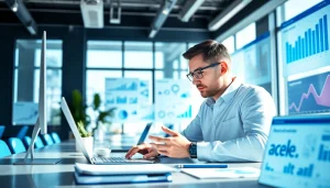 Enhance your engagement with facebook smm panel services in a productive office environment.