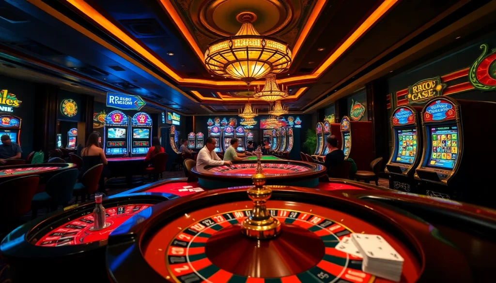 Experience thrilling gameplay at rr88 gratis with vibrant casino tables and engaging players.