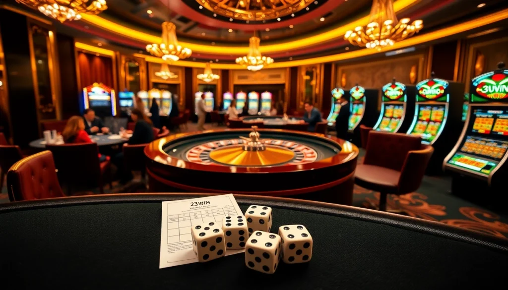 Experience thrilling gameplay at 23WIN with elegant casino features and excitement.