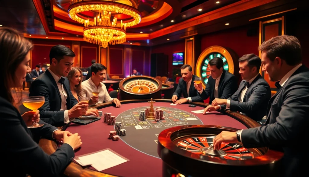 Engaging casino scene showcasing excitement related to pool rijbewijs kopen with poker action and vibrant ambiance.