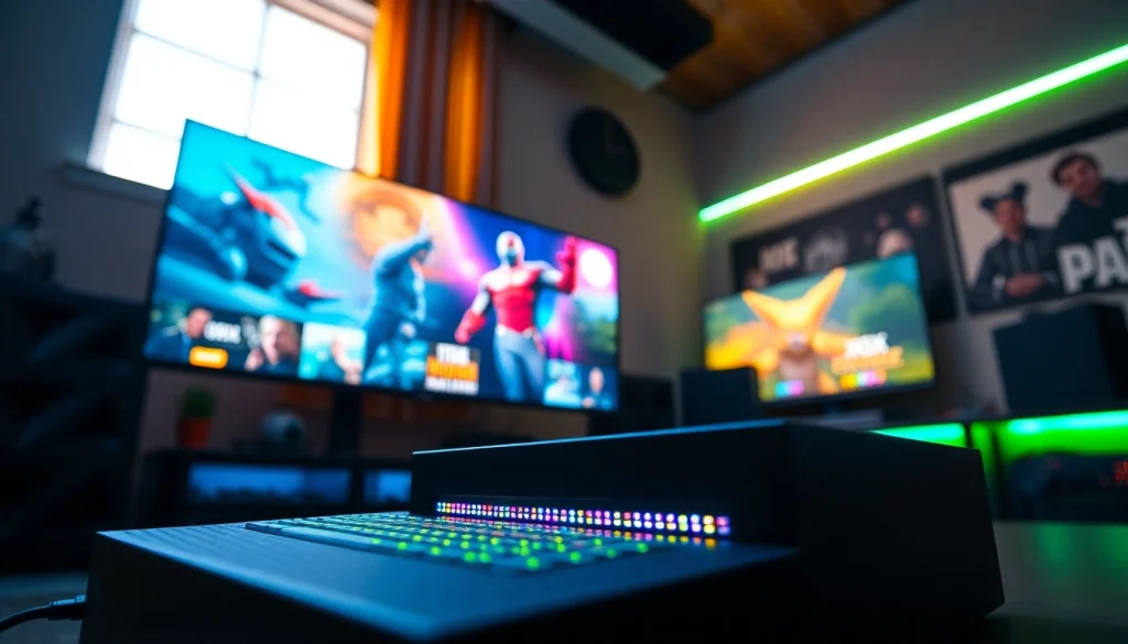 Engaging Xbox Series X game reviews showcased in a vibrant gaming setup with modern aesthetics.