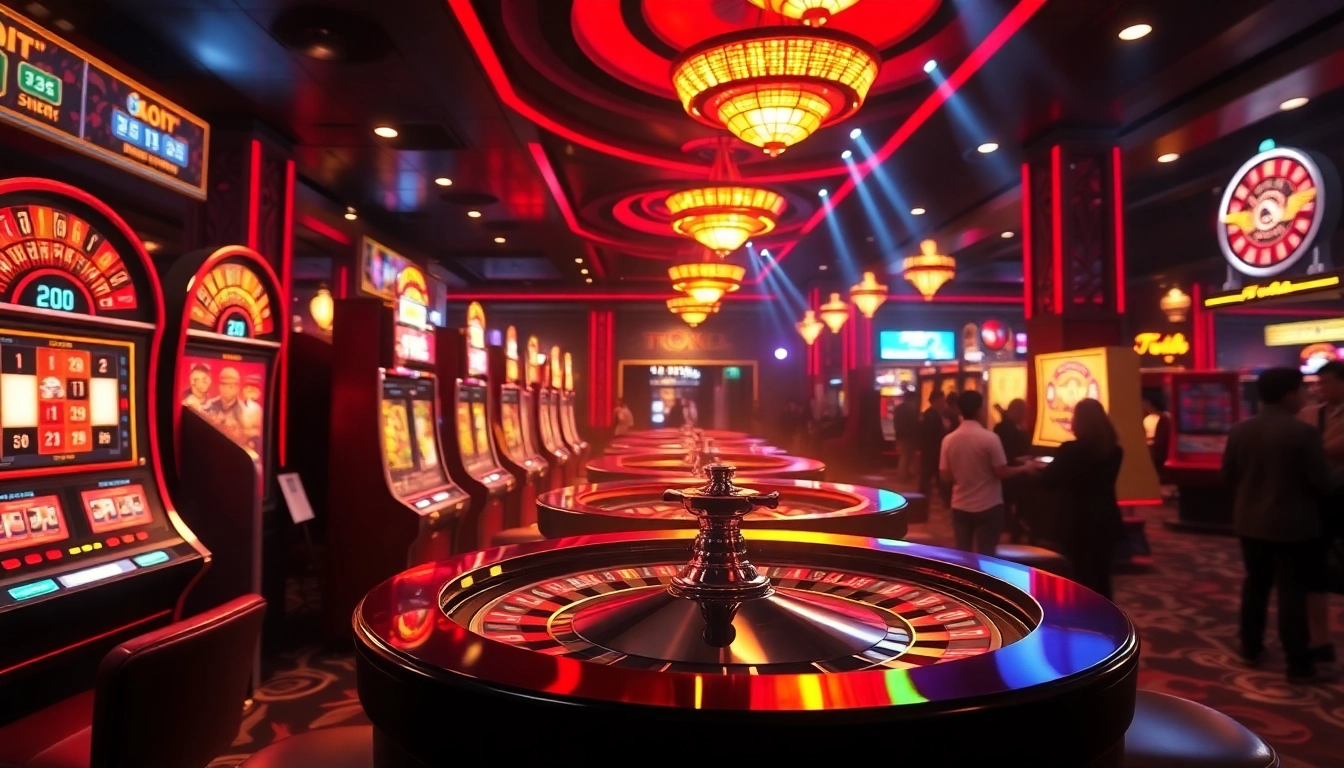 Experience thrilling gameplay with slot demo scatter hitam at a luxurious casino.