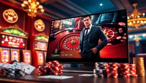 Vivez l'excitation dans un casino fiable en ligne avec des machines à sous vibrantes et des jetons de poker.