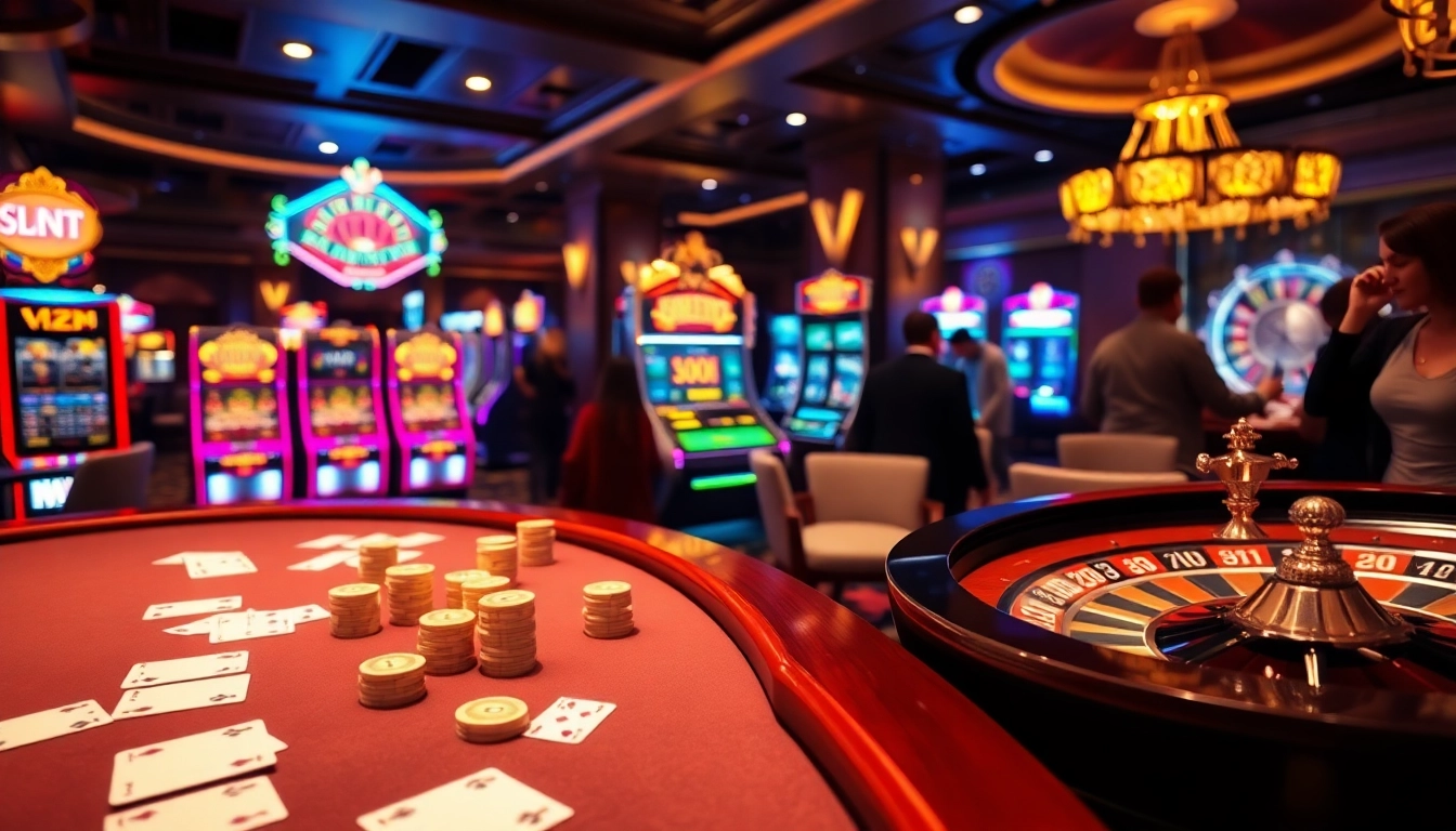 Vivez l'excitation du casino fiable en ligne avec des machines à sous vibrantes, des tables de poker et des roues de roulette.