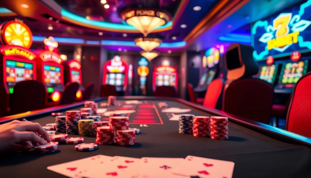 Experience thrilling gambling at SHBET with vibrant casino games and winning moments.