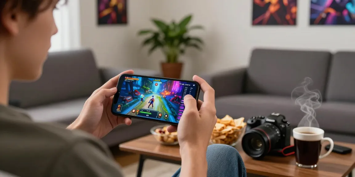 Pengalaman bermain diana4d dengan nyaman di sofa, smartphone di tangan, suasana cozy.