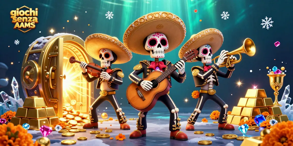 Vivi emozionanti giochi senza AAMS con vivaci mariachis e tesori in straordinario 3D!