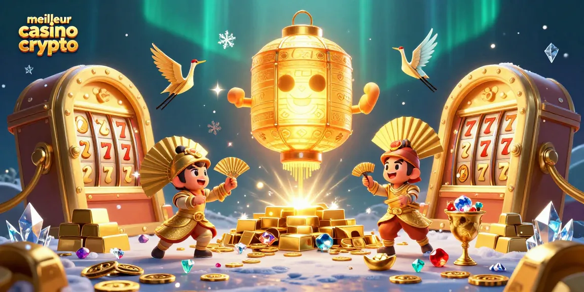 Jouez dans le meilleur casino crypto avec des lumières dorées, des personnages captivants et des jackpots impressionnants.