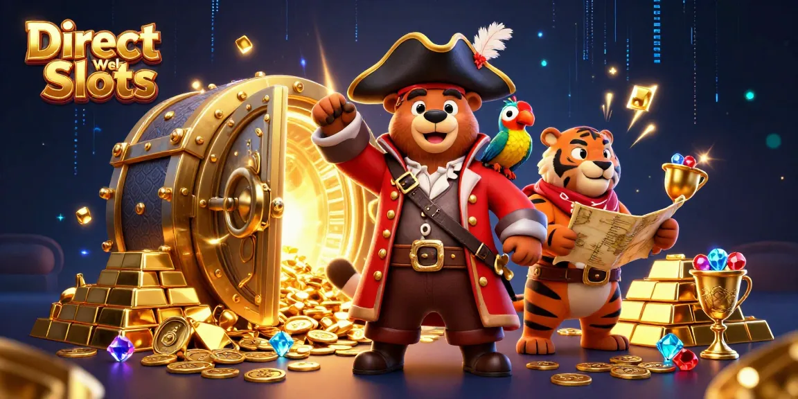 Play exciting Direct Web Slots with vibrant 3D illustrations featuring unforgettable characters and treasures.