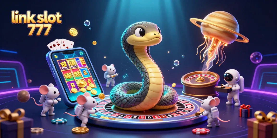 Experience the adrenaline of spin with link slot 777 featured in a vibrant 3D cosmic casino!