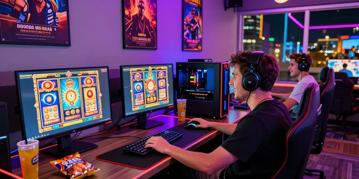 Exciting gaming environment featuring situs slot online with vibrant visuals