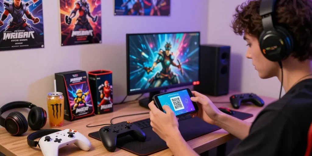 Topup akun game menggunakan metode QRIS gratis biaya admin setiap hari di NAGA2000.