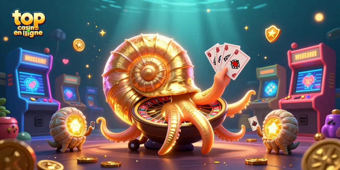 Profitez de l'excitation du top casino en ligne avec une scène dynamique de jeu et de couleurs vives.