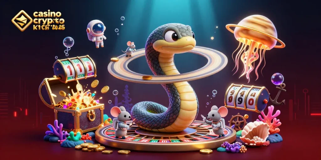Plongez dans l'univers du casino crypto sans KYC 2026 avec des astronautes pariant sur Saturne!
